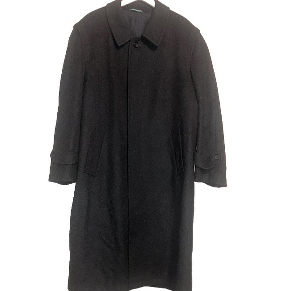 Vintage Canda Wool Long Coat Men’s Sz 50 Hunter Green